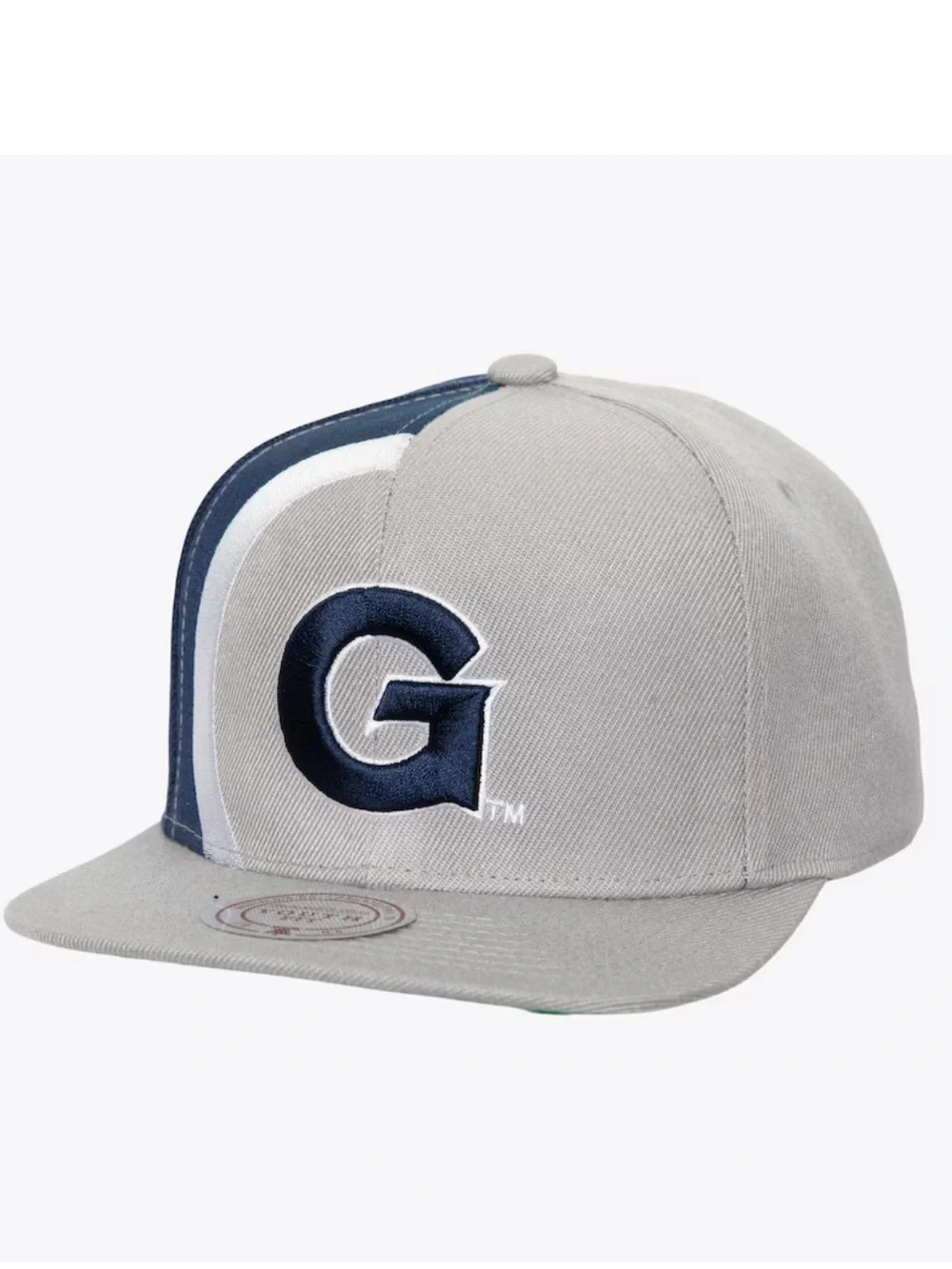 Youth Gray/Navy Georgetown Hoyas Split Snapback Hat
